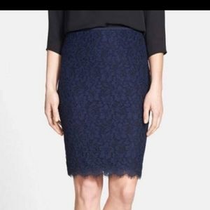 NWT Diane von Furstenberg lace penicil dress size 10